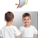 UNBREAKABL MIRO Unbreakable Plexiglass Acrylic Mirror, Extra Thick 1/8', 8'x8', Shatterproof Safe Wall Mirror, Modern Silver