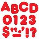 Red 4-Inch Casual Uppercase Ready Letters®, Pack of 2