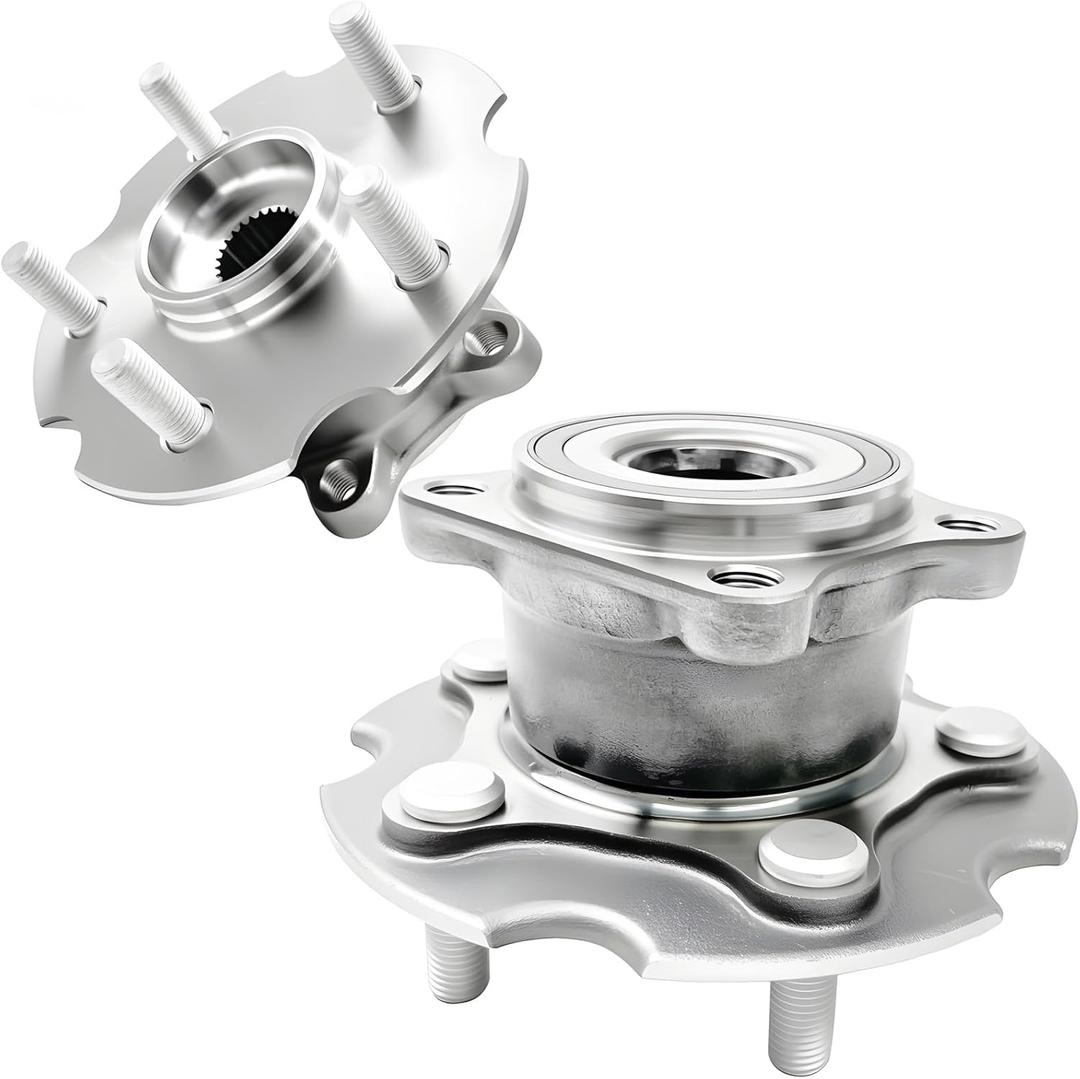 2Pcs 512374 Rear Wheel Bearing Hub Assembly Fit for Toyota RAV4 2006-2018, for Lexus NX300h 2015-2021, NX300 2018-2021, NX200t 2015-2017, 5 Lugs w/ABS