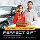 WANDER CAMP Metal Mounts Jeep Duck Holder for Dash - 11 Prong Rustproof, Aluminum Displays & 3M Tape for 4x4 Rubber Ducks with Nonslip, Tapered Pegs - Landing Pad Jeep Gifts Dashboard - 2 Pack