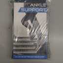 ABIRAM Ankle Brace for Women & Men, Ankle Compression Sleeve with Wrap, Foot Support Sleeve, Ankle Support for Sprained Ankle, Plantar Fasciitis Relief Socks, Achilles Tendonitis, Sports, S (Pink)