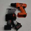 BLACK+DECKER 20V MAX POWERCONNECT Power Drill Cordless Drill Driver Electric Screwdriver with 30 Piece Bit Set and Drivers Kit, Battery and Charger Included (LD120VA)