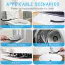 Hard Bristle Crevice Cleaning Brushes for Household Use - 2025 New Thin Scrub Brush Set, Small Cleaning Tool for Narrow Spaces, Kitchen,Toilet, Bathroom,Window, Faucets, Car Gaps (Model 1)