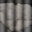 Ultra Soft Cozy Faux Fur Throw Blanket, Fuzzy Plush Thick Bubble Blanket, Luxury Fluffy Blanket for Couch, Sofa, Bedroom, and Living Room, 50x60 Inches, Cream White