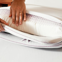 Purple DreamLayer Pillow - King Size, Multi-Layered GelFlex Grid & MicroAir Foam for Support & Pressure Relief - Customizable Height with Removable Foam Booster Layers