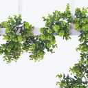 Artificial Eucalyptus Fake Greenery Christmas Garland Hanging Vines Plants Table Decoration for Holiday and Wedding DIY Decor