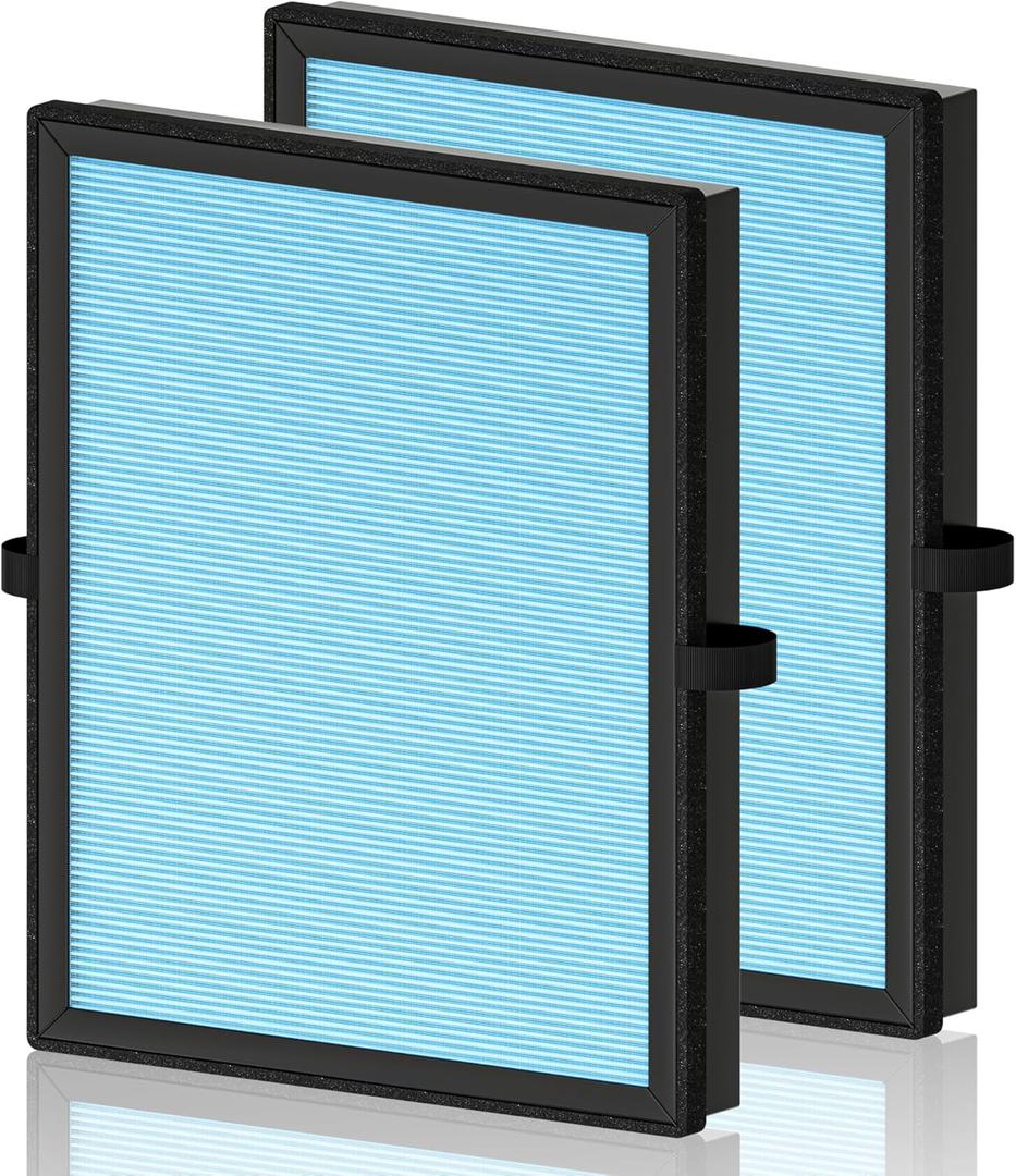 MK04 Air Filter Replacement for Aroeve MK04 MG04JH Air Purifier, 4-in-1 H13 True HEPA High-Efficiency Activated Carbon Filter, Standard Version (2 Pack)
