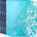 6Pcs Artificial Ripple Water Sheets, Self Adhesive Ocean Diorama Supplies | Realistic Water Ripple Effect Stream Background for Miniature Lake River Scenery Decor