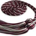 Endea Graduation Single Honor Cord Two-Color (Maroon/Silver)
