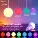 KoKo&Yukina 10 Inch Pendant Light White Globe Pendant Lights Kitchen Island Mid Century Light Fixture Adjustable Globe Pendants Lights with Milky White Glass Shade for Dining Room Living Room