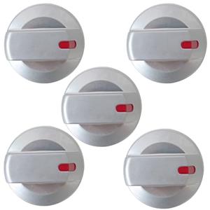 HEKUTU Upgraded 4-Pack DG94-03500A/Z DG94-04167 DG94-03500U Replacement Gas Stove Knobs for Samsung Models NY63T8751SG/AA-01, NY63T8751SG/AA-02, NY63T8751SG/AA-03