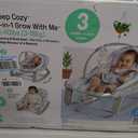 Ingenuity Keep Cozy 3-in-1 Grow with Me Vibrating Baby Bouncer Seat & Infant to Toddler Rocker, Vibrations & -Toy Bar, 0-30 Months Up to 40 lbs (Spruce)