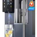 CT910H Reverse Osmosis Water Filter Countertop, 3S Instant Hot RO Water Filtration System, 7-Stage Water Purifier with Portable Pitcher, NSF/ANSI 372,42,58, Reduce TDS PFAS, No Installation (Navy Blue-ct910h)