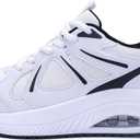 Women's Walking Shoes with Arch Support Plantar Fasciitis Pain Relief Athletic Orthotic Tennis Sneakers Supportive for Gym Workout US 8.5 (White/Black)