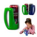 Slim Can Holder 12 Oz with Handle, 3D Printed Reusable Beverage Grip for Beer, Suitable for A Variety of 12 Oz Canned Beverages and Beer, Black