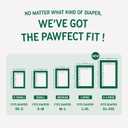 PAWPANG Disposable Dog Diaper Liners Booster Pads for Male & Female Dogs, 100ct, 5 Sizes Options, Doggie Diaper Inserts fit Most Types of Dog Diapers - Pet Belly Bands & Male Wraps (Medium(100ct))