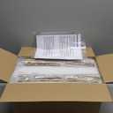 Modern Brass Pendant Light Kitchen Island Set of 2, Farmhouse Gold Pendant Light with Clear Cylinder Glass, Adjustable Rod Bathroom Pandand Light over Sink, Small Hanging Lighting for Home Decor, E26 (5.9in-Hardwired Rod)