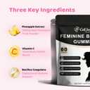Women's Probiotic Gummies for Feminine Health & Balance, Natural Pineapple Flavor, Digestive Support, 60 Count (1)