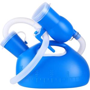 Urinal Bottle Portable Urinals for Men Women Urine Bottle 2000ml Mens Potty Spill Proof Pee Bottle with 68" Long Tube Travel Toilet Incontinence Bottles for Elderly Hospital