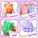 24PCS Valentines Day Cards for Kids School Classroom with 3D Animal Pop Suction Toys Valentine Day Exchange Gifts Bulk Fidget Toys for Toddlers Boys Girls Valentine's Party Favors Goodie Bag Stuffers