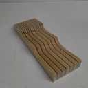 In-Drawer Knife Block Organizer - Bamboo Wood Drawer Knife Organizer-Protecting Knife Organizer Block (Not Included) (Natural, 13 Knives Dock)