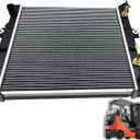PratRaken Radiator 16410-U2201-71 16420-U1280-71 16420-U1250-71 16410-23331-71 Compatible with Toyota Forklift 8FGCU20 8FGCU25 8FGCU30 Replacement 16410F110071 16420U128071 16420- U128071