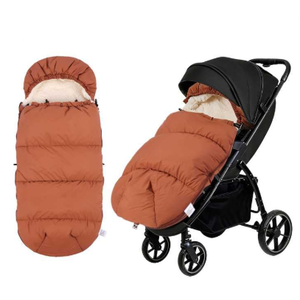 Waterproof Thickened Universal Stroller Blanket Baby/Toddler Stroller Footmuff, Sleeping Bag & Bunting, Cold Weather Winter Cover (Brown)