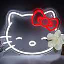 Pugna Cat Neon Signs for Wall Decor Cute Neon Lights for Bedroom Led Business Signs Suitable for Bedroom Man Cave Christmas Best Gift