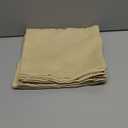 Gxi Solid Beige Kitchen Curtain 20 Inches Length Rod Pocket Blackout Curtain Tiers for Bathroom Short Curtain Drape Window Treatment Valance for Bay Windows, 2 Panels W39 x L20 inch