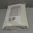 Extra Wide Pinch Pleated Curtains 84 Inches Long for Sliding Glass Door Natural Ivory Thick Linen Textured Light Filtering Semi Sheer Pleat Drapes Hooks Rings for Large Window 1 Panel Cream Ivory