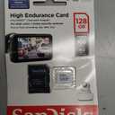 SANDISK 128GB High Endurance Video microSDXC Card with Adapter for dash cam and home monitoring systems - C10, U3, V30, 4K UHD, Micro SD Card - SDSQQNR-128G-GN6IA