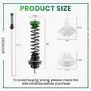 W11130362 Washer Suspension Rod Kit - 2026 Upgraded Fit for Whirl.pool May.tag Ken.more - Replaces W10594080 W10735786 - Fits Models WTW5000DW1/DW2/DW3, MVWC565FW1/FW2, MVWX655DW1 by AMI PARTS