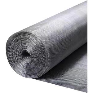 304 Stainless Steel Mesh Window Screen Roll 47" x 200" with Stab Resistant Gloves, Pet Proof Window Screen Replacement, Durable Wire Mesh Screen for Home and Office (47" x 200")