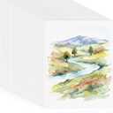 120 Sheets Large Watercolor Paper Bulk, 140 lb/300 GSM Cold Press Paper White Water Color Paper for Students Adults Artists Drawing Gift Cards(11 x 14 inch)