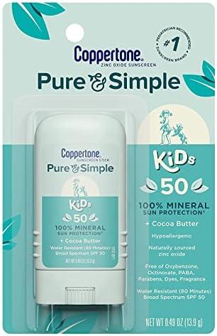 Coppertone Kids Sunscreen Stick Broad Spectrum SPF 50.46 Ounces Each (2)