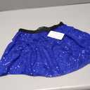 Rock City Skirts Sparkle Skirt for Running, Costume, or Party (Royal Blue, Small)