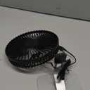 SLENPET 6 inch USB Desk Fan, Adjustable Tilt, 4 Speeds, Ultra-quiet, 90Rotation, Portable, Metal Base, Silver