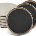 Furniture Sliders, 8 Pcs 3 1/2'' Furniture Sliders Pads for Hardwood Floors, Chair Legs Floors Protectors, Reusable Round Glides Glider, Heavy Duty Furniture Movers Sliders