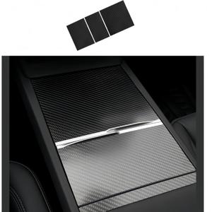 frani Center Console Wrap (Genuine Carbon Fiber Edition) Designed for Tesla Model 3 Highland 2024-2026/Model Y Juniper 2025-2026,Tesla Center Console Cover for Model 3/Y Refresh