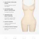 FeelinGirl Shapewear Tummy Control Seamless Bodysuit Hip Enhancer Body Shaper for Women