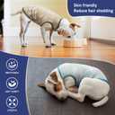 Sychien Dog Shirts Quick Dry Summer Cooling Star Printing Dogs T-Shirt,Deep Green+Light Blue S