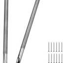 Grab Bars for Shower 2 Pack 24-Inch, Stainless Steel Anti-Slip Safety Shower Handle for Elderly Bathroom Wall Support Handicap Handicap Grab Bars for Seniors, Polished Nickel
