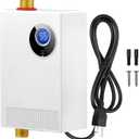 Tankless Water Heater Electric 110V, 3000W Under Sink Instant On Demand Hot Water Heater, Portable Mini Water Heaters with Digital Display for Kitchen Bathroom RV