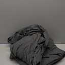 Amazon Basics 4 Piece Bed Sheet Set, 100% Cotton Jersey, Includes Super Soft, Flat and Fitted Sheets, Pillowcase, Full, Dark Gray, Solid