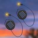 2-Pack AA 600mAh Solar Lights Replacement Top for Outdoor Lantern Lights Waterproof for Garden, Yard, DIY Birthday Gifts Decorations