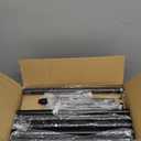 KEGII Corner Shower Caddy Tension Pole, 6-Tier Bathroom Organizer, Black