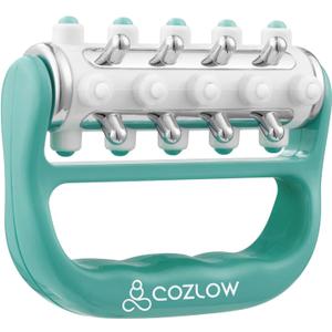 COZLOW - MyoRelease Lymphatic Drainage Massager - Green - Handheld Fascia Release + Scar Tissue Massage Roller for Shoulder, Neck, Belly, Thigh, Leg, Back, Glutes - Helps Reduce Cellulite Appearance