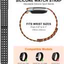 Silicone Bands Compatible with WHOOP 5.0 One and Peak, Adjustable Soft Comfortable Breathable Replacement Wristband for Whoop 5.0 Sleep, Accessory for Health & Fitness Wearable