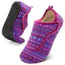Barerun Fuzzy Adjustable Wide Diabetic Slippers for Women and Men with Rubber Sole Size 40-41