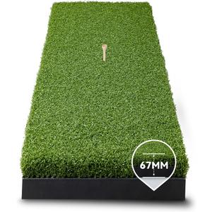 Golf Hitting Strips, Professional Grade Realistic 30 x 12 x 67mm Replaceable Golf Hitting Mat, Simulator Putting Driving Training Practice Insert Turf Green Accessories for Indoor/Outdoor